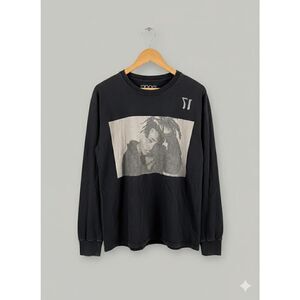 XXX XXXTentacion You Are Not Alone Rap Black Long Sleeve Tee Shirt T-Shirt Large